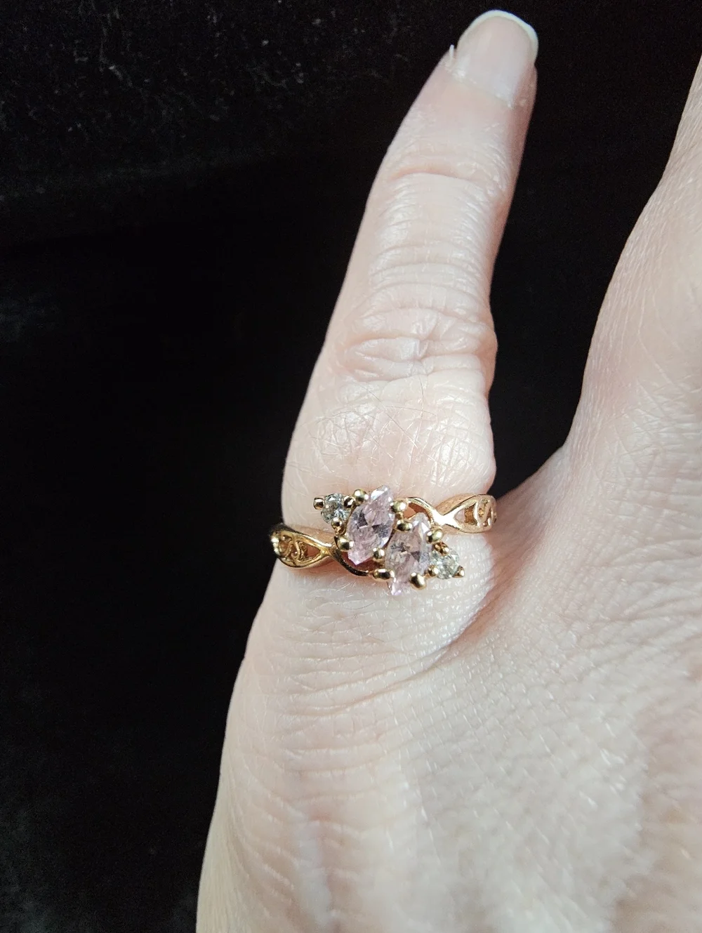 Vintage Gold Plated Rsc Ring Size 5 - Picture 3 of 7